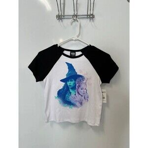Wicked Raglan Tee Shirt w/Elephaba Kids medium, 8